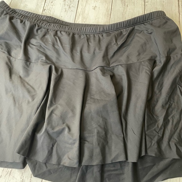 Ralph Lauren Plus Size Beach Club Solid Skirted Swim Bottom black 18 W black - Picture 3 of 5